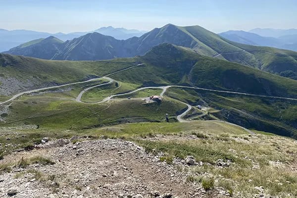 Passi: Monte Terminillo – tornante in quota